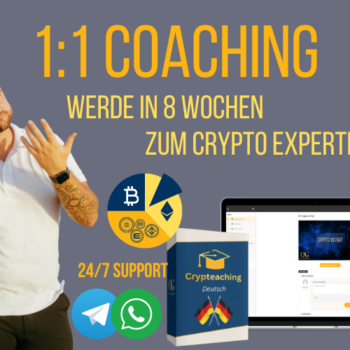 1:1 Coaching - Werde in 8 Wochen zum Crypto Experten!